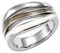 Ringe Fossil Dame in Stahl JF84209040-16 - JF84209040-16
